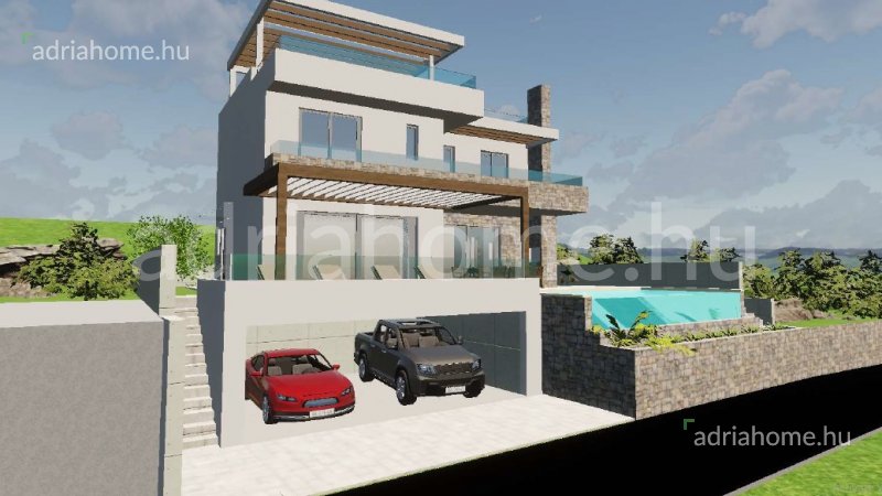 Marina – Trogir: Luksuzna villa u projektu 300 m od mora 