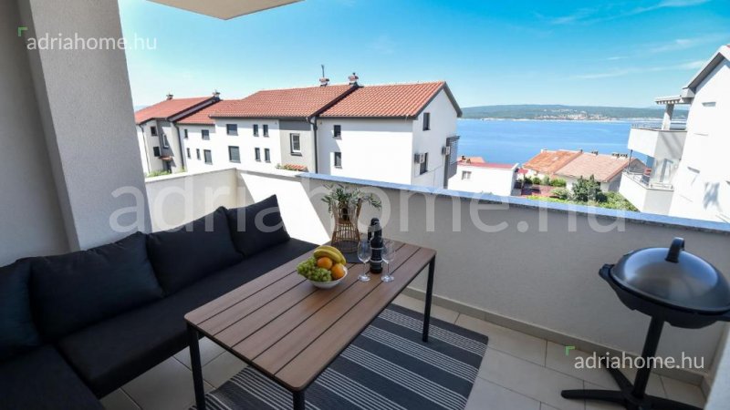 Crikvenica – Kéthálószobás lakás kilátással a tengerre