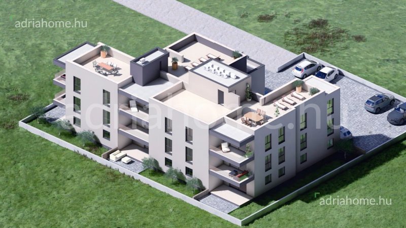 Sabunike · Új építésű apartmanház Zadar közelében